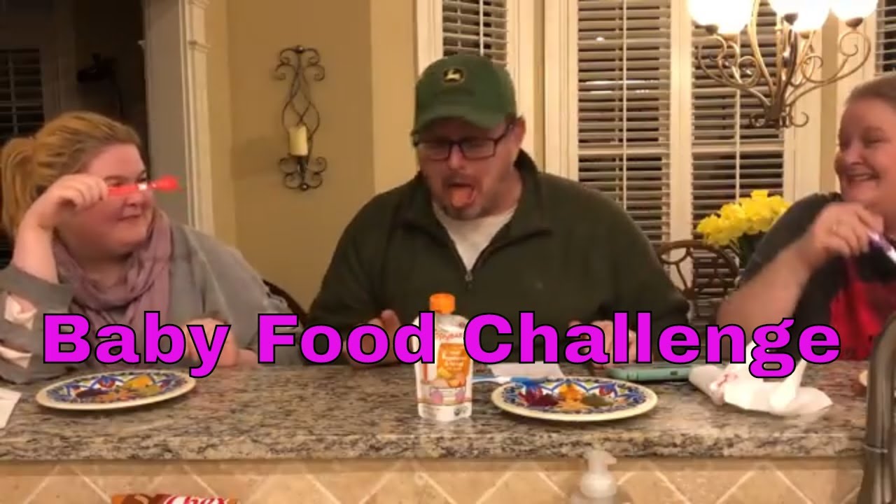 family vlogs on youtube Baby Food Challenge **I almost get sick**