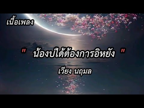 เนื้อเพลง น้องบ่ได้ต้องการอิหยัง เวียง นฤมล