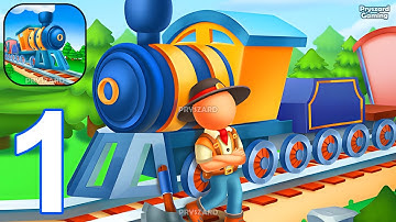 Stickman American Railway Adventure - Gameplay Walkthrough Part 1 Stick Railway Empire Game