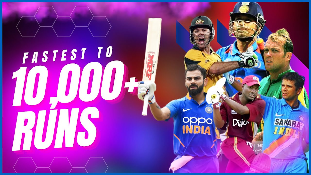 Fastest 10,000 Runs in ODI Cricket