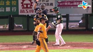 20130830 CPBL 獅VS象 9上 湯瑪士連3K