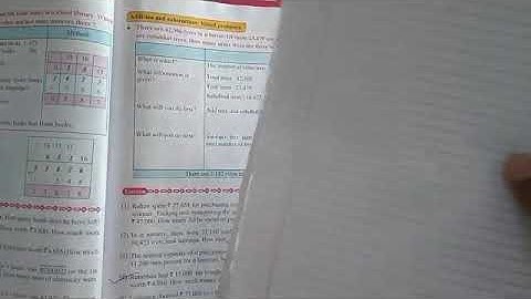 Subject  Maths Topic-Word problems Addition & Subtraction Page no. 49
