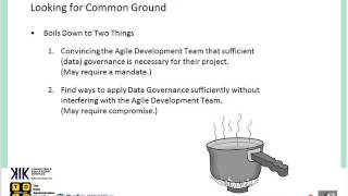 RWDG Webinar: Apply Data Governance to Agile Efforts