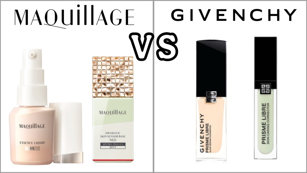 【花粉の肌荒れと赤みにはどっち？】ジバンシィVS マキアージュのファンデーション＆緑下地はどっちがいい？！