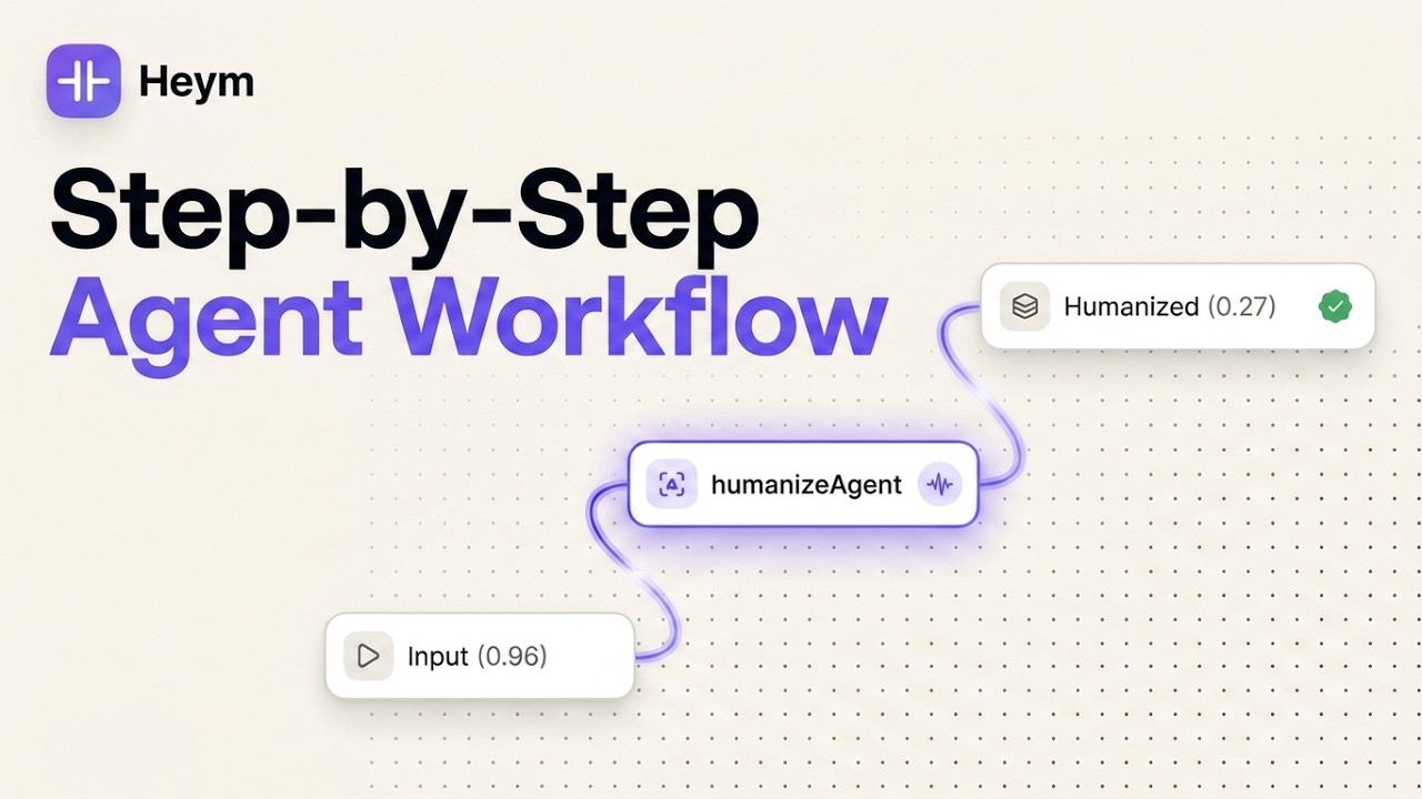 Watch an AI Agent Workflow Run, Step by Step, in Heym