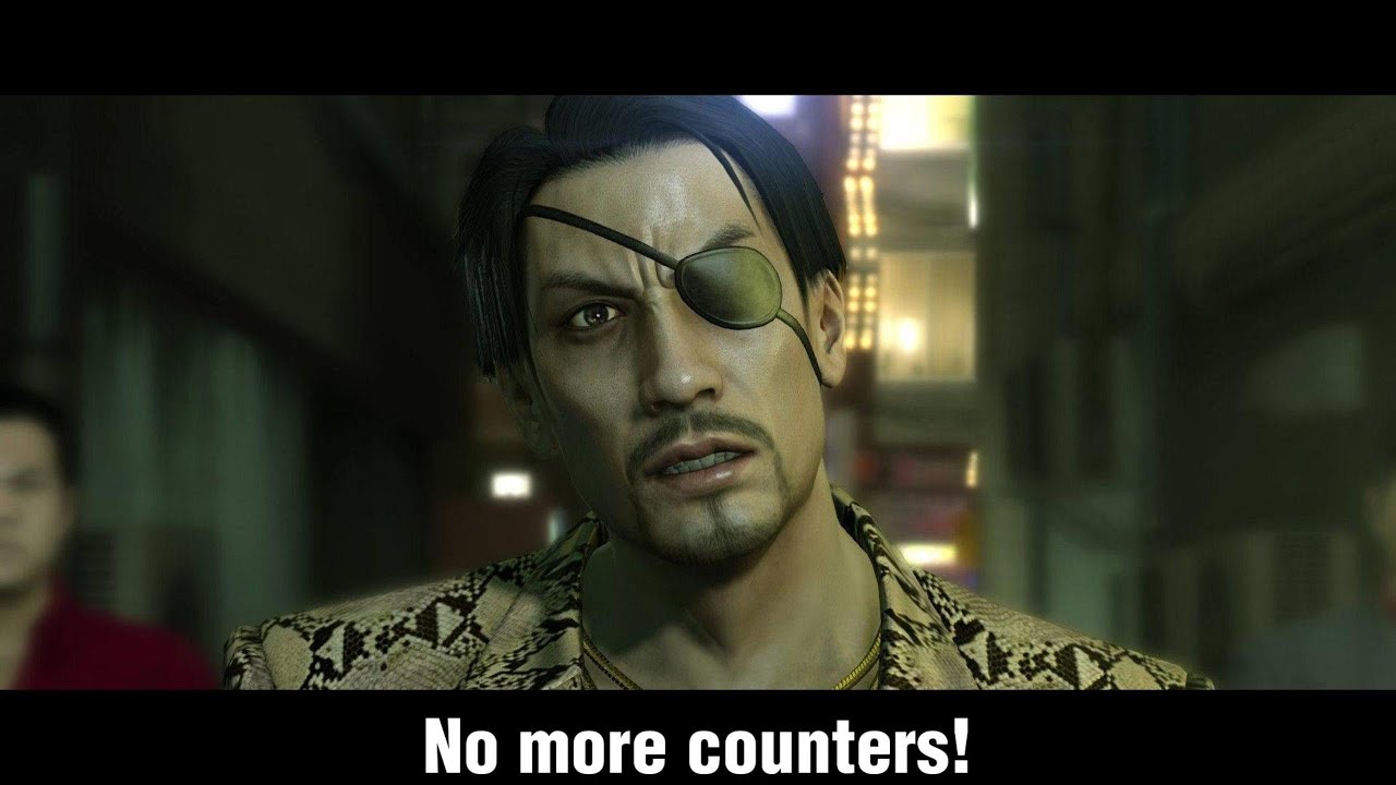 Andy bits: Majima HATES counters 