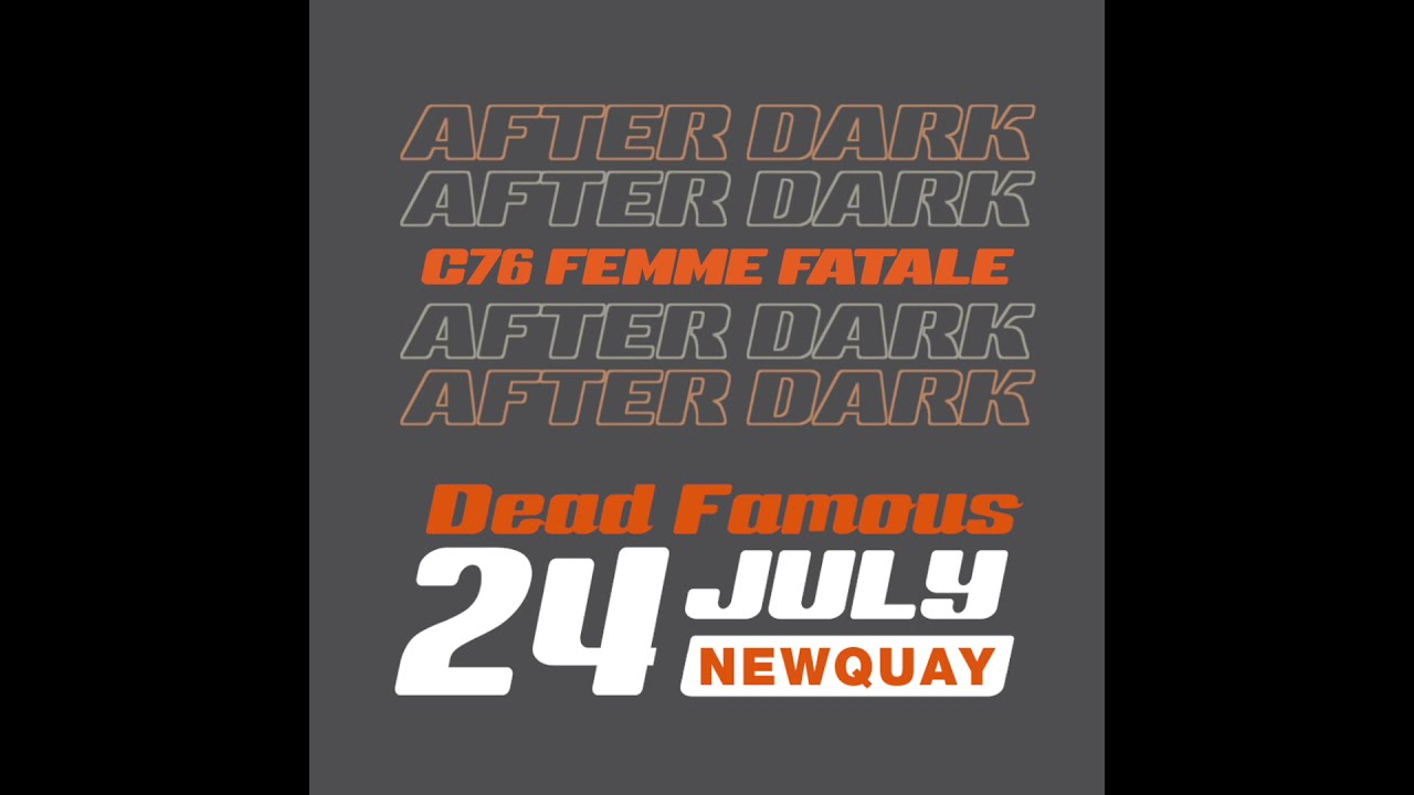 C76 Sessions, Disco Fabulous at Killacourt, Newquay, Cornwall