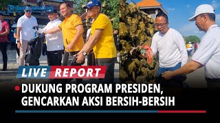 Dukung Program Presiden Prabowo, Gencarkan Aksi Bersih-bersih di Pantai Dalegan Gresik