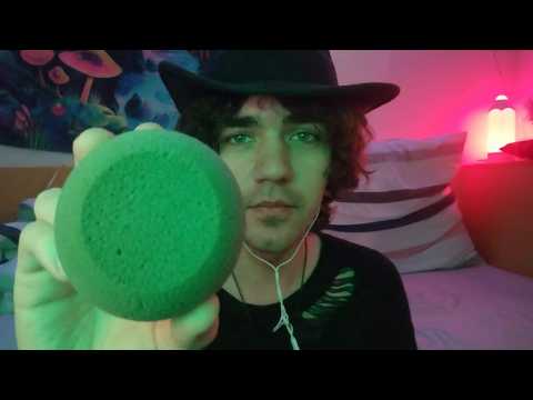 ASMR in Polish - Doing Your Makeup For Sleep (Back to School)