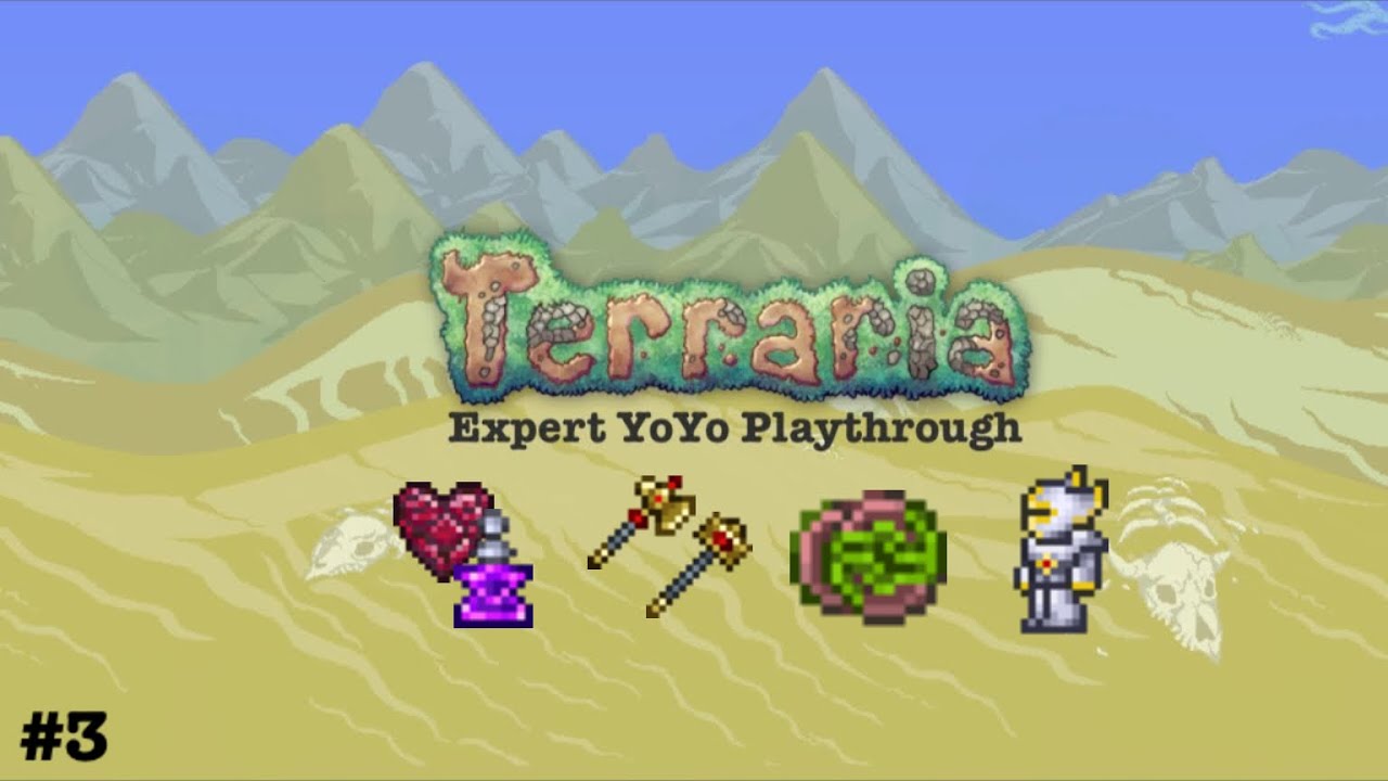 Terraria YoYo Playthrough Lucky Teleportation Potions and AMAZON YOYO