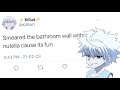 If hxh characters had twitter