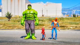 SPIDER-MAN VS MINI PINKHULK SUPERHEROES BATTLE #gta5 #shorts #spiderman #hulk screenshot 2