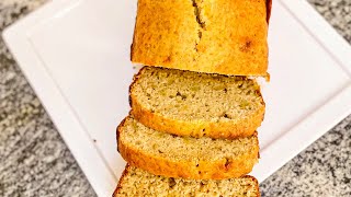 BANANA BREAD NO MIXER NO BUTTER NEEDED