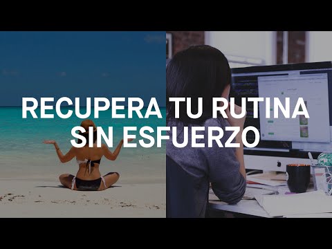 Video: Cómo Recuperarse Después De Las Vacaciones