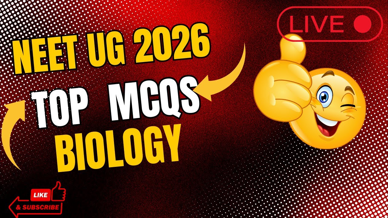 ULTIMATE NEET UG MCQ CHALLENGE LIVE #2025 #2026 - YouTube