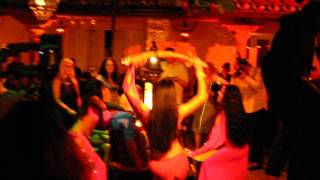 Sword Belly Dancer at this Moroccan Themed Wedding in Palm Beach Island by Alibaba Events