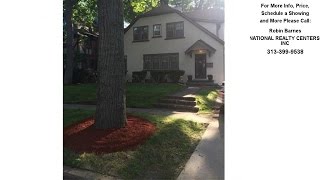 18255 WILDEMERE Street, Detroit, MI Presented by Robin Barnes.