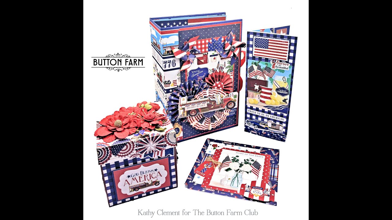 Button Farm Club Patriotic Celebration Kit Reveal