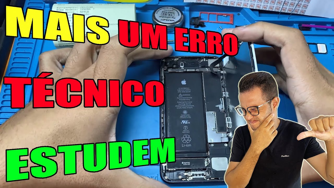 CONSERTO IPHONE NÃO LIGA E NÃO CARREGA POR ERRO TÉCNICO