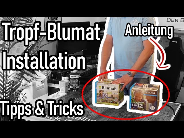 Tropf Blumat Installation  | Automatische Bewsserung ohne Strom |  Tipps und Tricks - YouTube