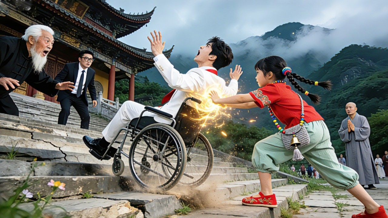 무시당하던 시골 소녀가 놀라운 괴력! 맨손으로 폭주한 휠체어 막아 장애 CEO 한목숨 구했다! DNA결과 친딸!#korean #drama