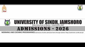 University of Sindh Admissions 2026 – Complete Procedure Explained