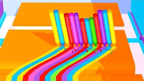 Pencil Run MAX LEVEL 🌈🥳 Gameplay All Levels Walkthrough iOS, Android New Game