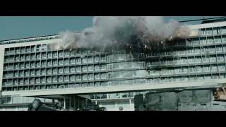 3 Days To Kill Hotel Jugoslavija Explosion Scenes