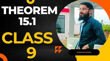 Theorem 15.1.1 class 9 KPK board | Pythagoras theorem class 9 maths | Theorem 15.1 class 9 maths