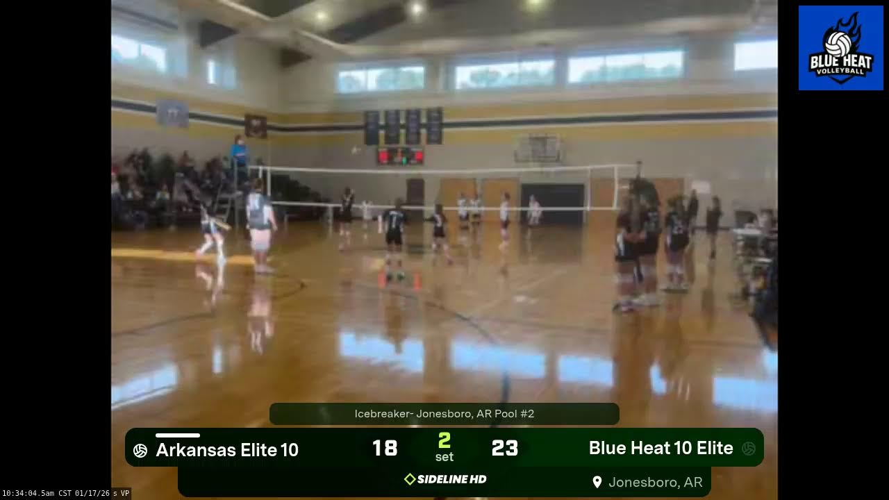 Blue Heat 10 Elite vs. Arkansas Elite 10 (2026.01.17)