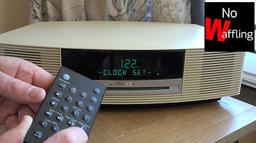 How to Set or Change Time on Bose Wave Music System - Beginners guide