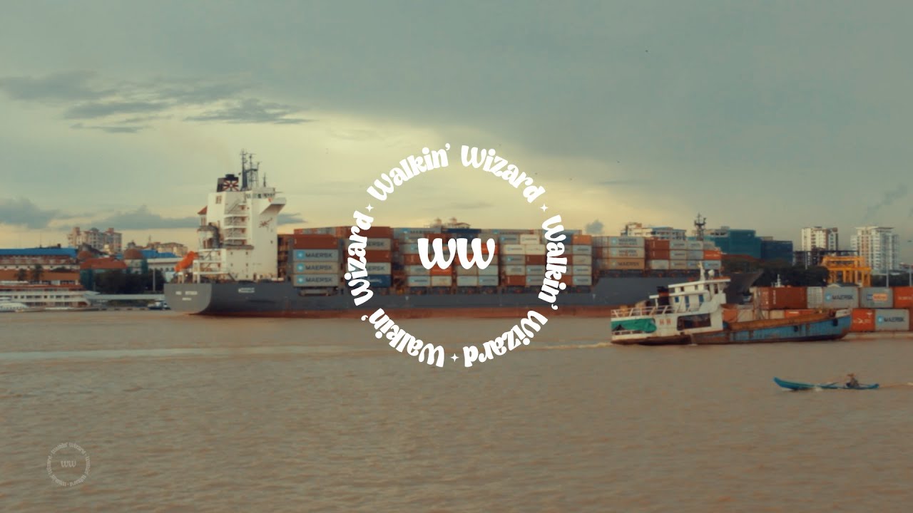 Yangon River Ambience | Ferry Terminal Ambience | JETTY ASMR | Boat Ship sounds