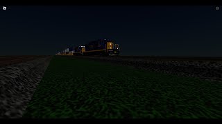 2 CSX EMDS Working Hard to Pull Extra Train
