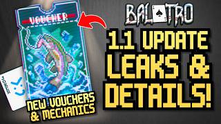 Balatro 1.1 Update LEAKS! - New Vouchers, Mechanics & Jokers - Balatro News