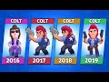 ВСЕ РЕМОДЕЛИ БРАВЛЕРОВ (2017-2021) BRAWL STARS