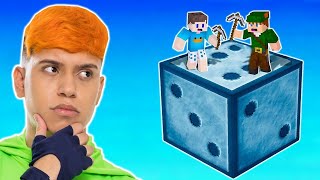 AO VIVO: ABRINDO DADOS GIGANTES NO MINECRAFT!! SORTE OU AZAR?