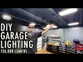 GARAGE LIGHTING UPGRADE 126,000 LUMENS OF INSANE LED LIGHTING