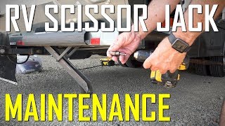 RV Scissor Jack Leveler Maintenance and a New Memory Foam Mattress