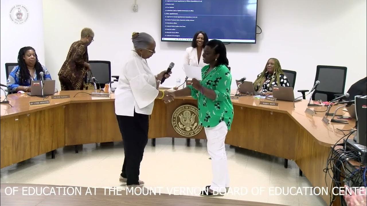 Mount Vernon Board of Education and Regular Board