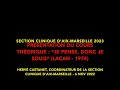 Section clinique marseille anne 2023prsentation du cours thorique par herv castanet