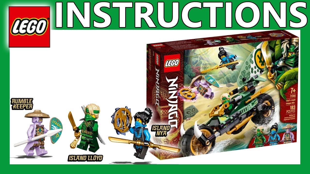 LEGO Instructions | Lloyd's Jungle Chopper Bike | 71745 | LEGO