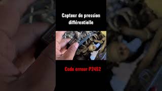 Capteur de pression différentielle | Code erreurs P2452 | fiat 500 | moteur 1.3 jtd