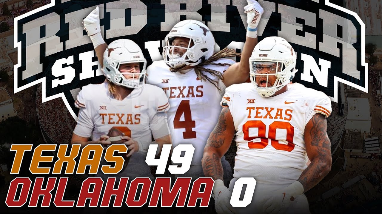 Relive the Great Cotton Bowl Massacre of 2022 [Texas 49, OU 0] Win