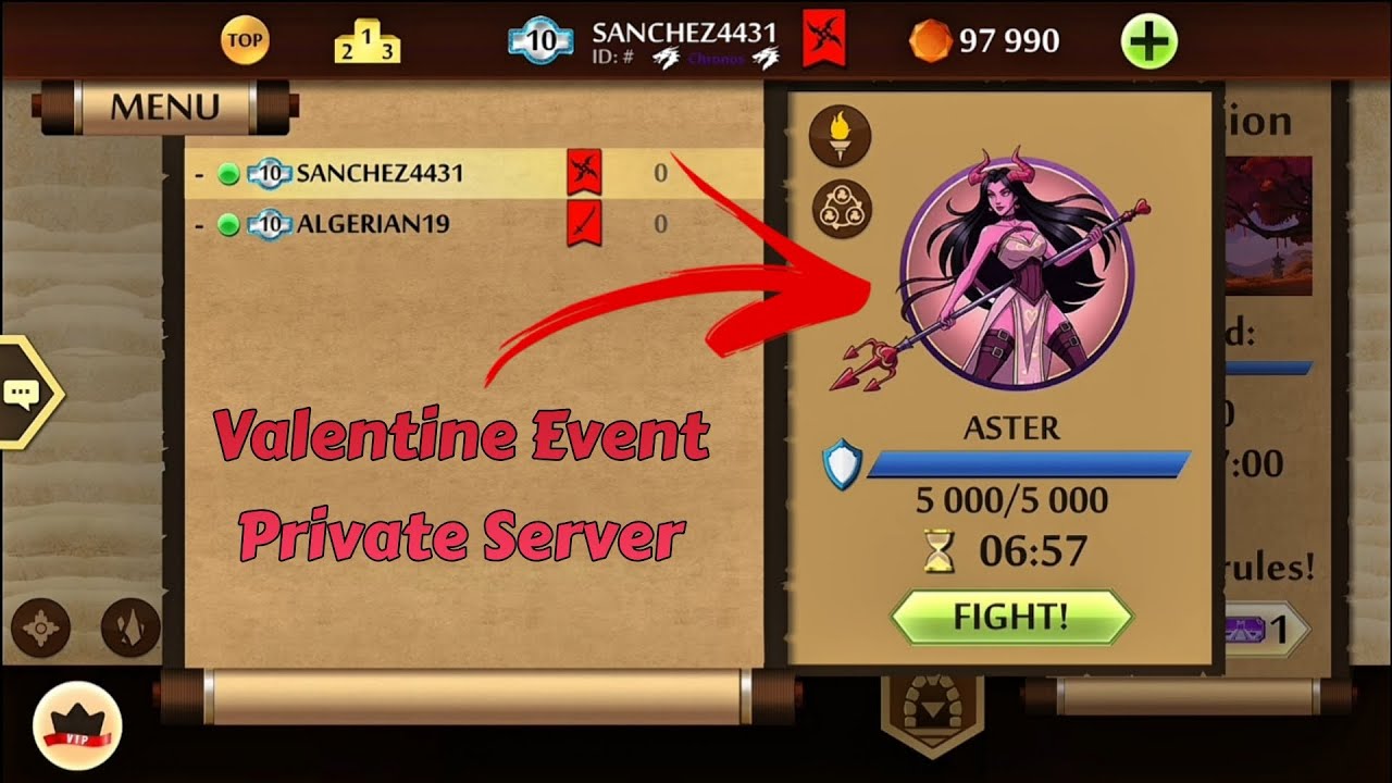 Aster / Valentine Event / New Private Server