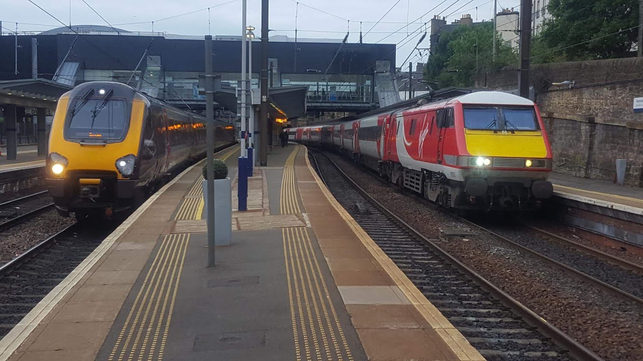Rush Hour and Evening Trains at Haymarket EG Line + Fife Circle Line