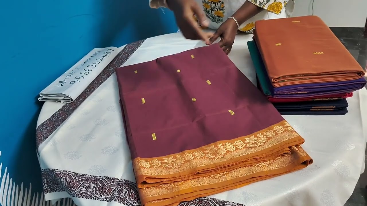 Khathi cotton sarees and nagamam plane sarees collection (23/2/2026)#vasanthifashioncollection