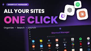 Shortcut Manager Promo screenshot 2