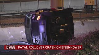2 killed in rollover crash on I-290