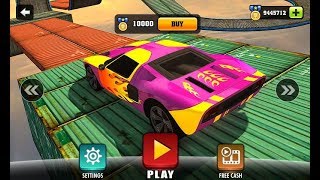 Juego de Carros Para Niños - Imposible Stunt coche pistas 3D - jogo de carro gta com volante screenshot 5