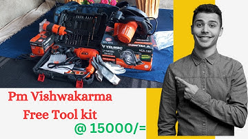 Free Tool kit | unboxing pm vishwakarma tool kit | 15000 Tool kit Delivered  #toolkit | #viralvideo